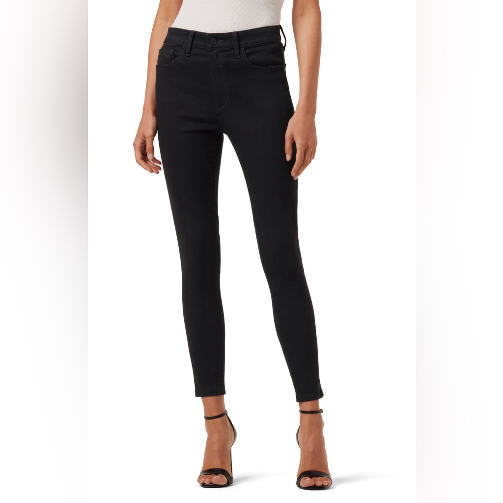 Joe’s Jeans Black High Rise Skinny Size 33 X 29 Ankle Short Classic Nwt